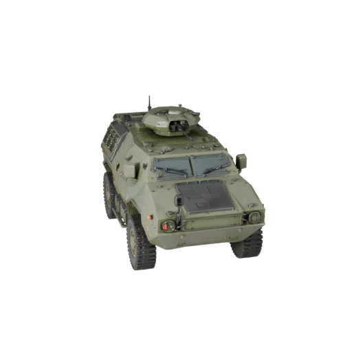 Low Poly Mrap 3D Modell für Unity & Unreal PBR Asset