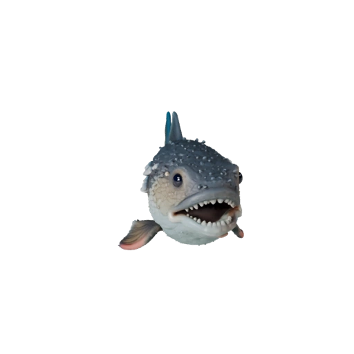 Kugelfisch 3D-Modell für Unity - Spielfertiges Asset, FBX | Lizenzfrei