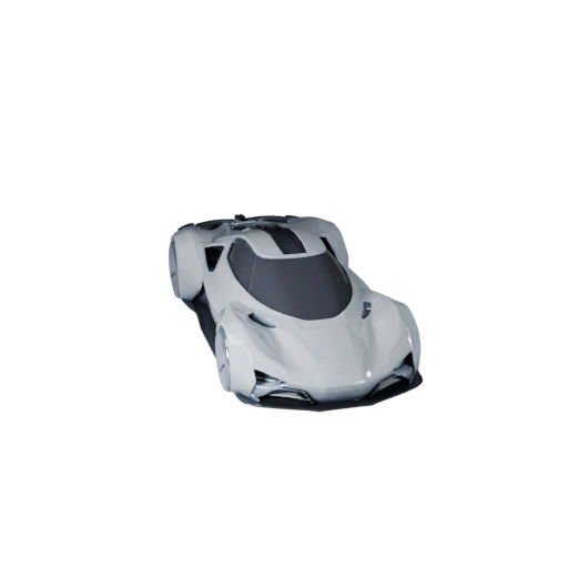 Carro Futurista Imprimível STL Modelo 3D para Colecionáveis &
