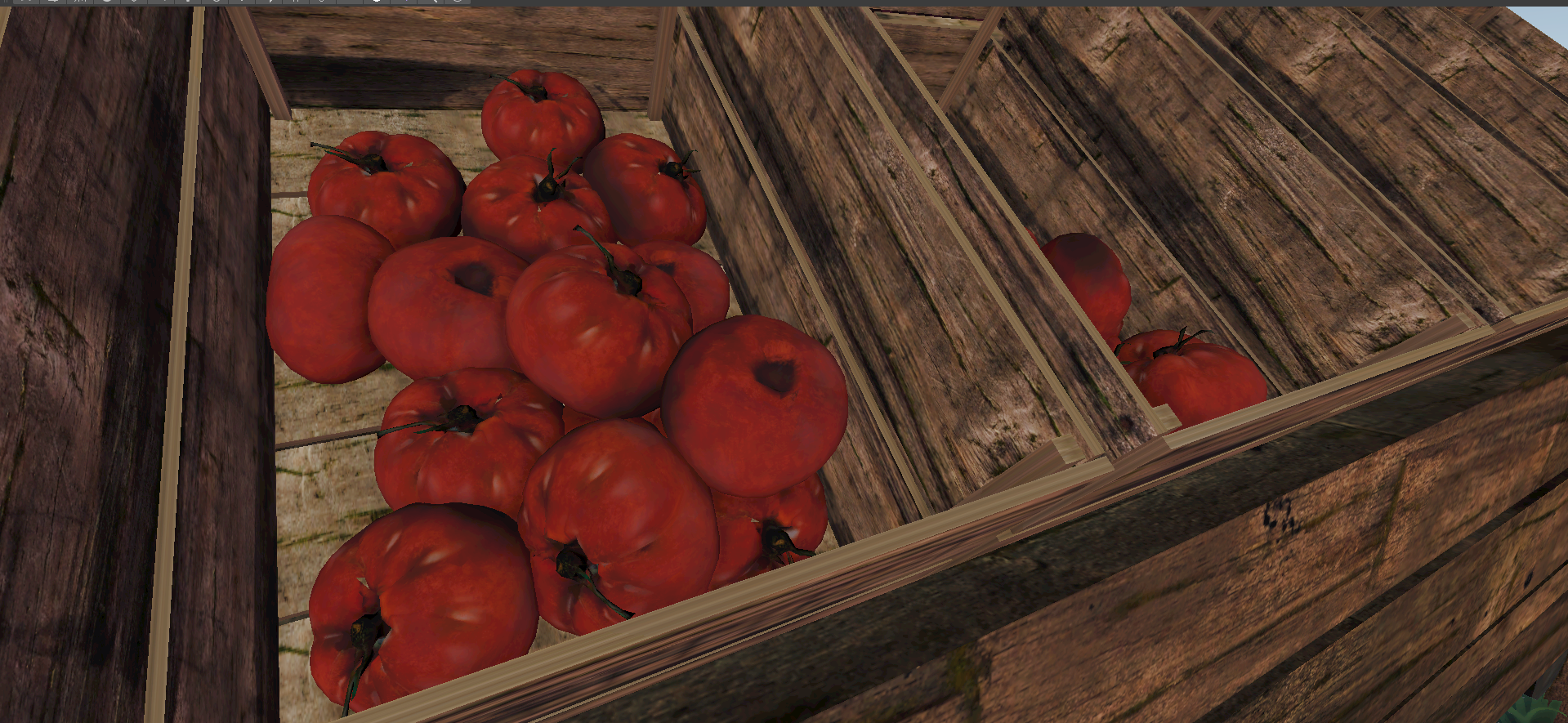Tomatoes in Crate